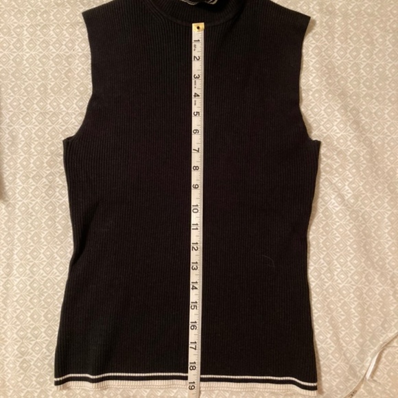 NWT Black Silk Blend Cardigan Set With Off-white Trim Size M - Picture 3 of 13